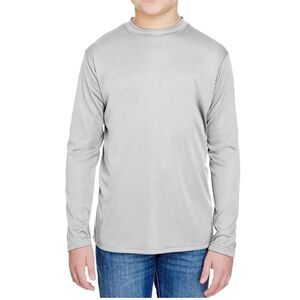 Kids Youth A4 Cooling Performance Long Sleeve T-Shirt Size L NWOT